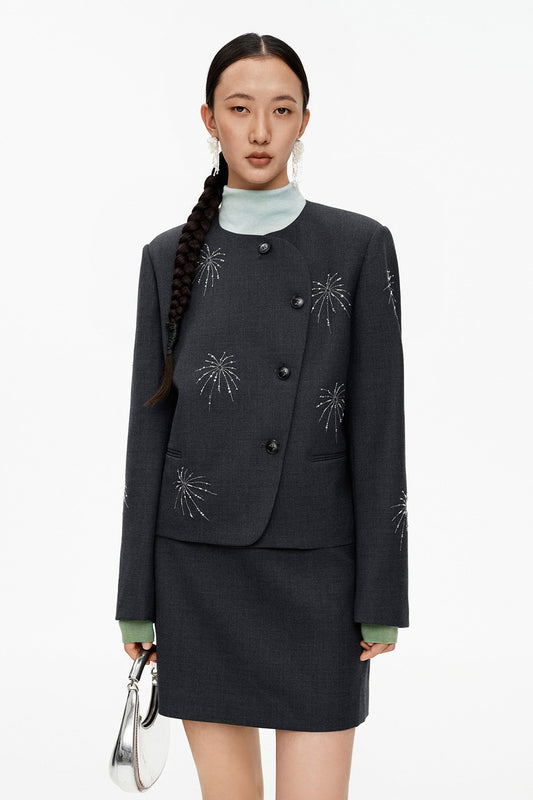 Beaded Short Jacket